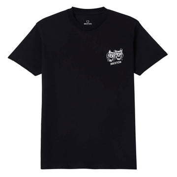 Brixton Smile Always T-Shirt - Black Worn Wash