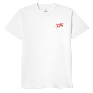 Brixton Stay While T-Shirt - White