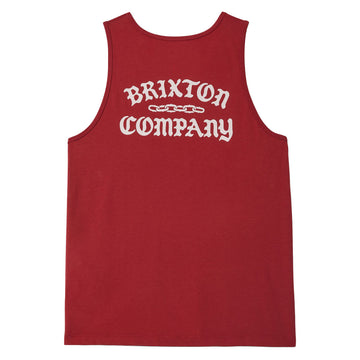 Brixton Chains Tank Top - Robust Red