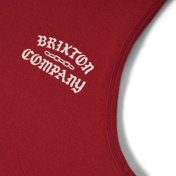 Brixton Chains Tank Top - Robust Red