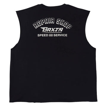 Brixton Free Muscle Tank Top - Black Worn Wash