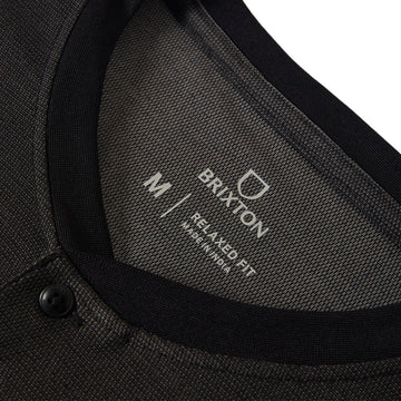 Brixton Journey Henley Shirt - Black