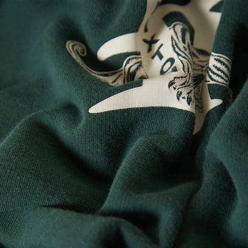 Brixton Predator Relaxed Hoodie - Primal Green Worn Wash