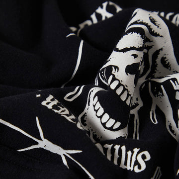 Brixton Smile Always Relaxed Hoodie - Black Worn Wash