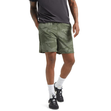 Brixton Journey Active Shorts - Olive Tiger Camo