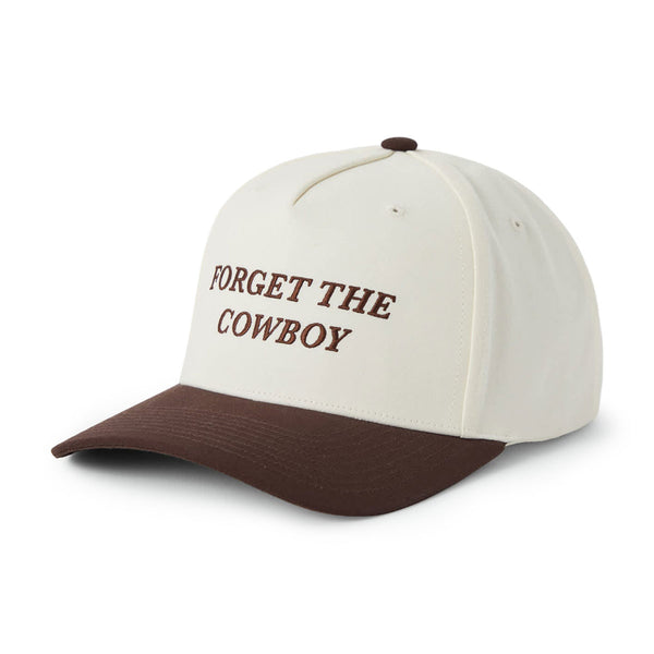 Brixton Forget The Cowboy Netplus MP Snapback Hat - Chocolate/Off
