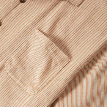 Brixton Bunker Slub Shirt - Italian Clay Stripe