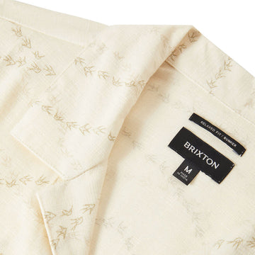 Brixton Bunker Slub Shirt - Whitecap/Black Swallows
