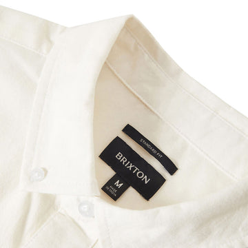 Brixton Sanford Oxford Shirt - Off White