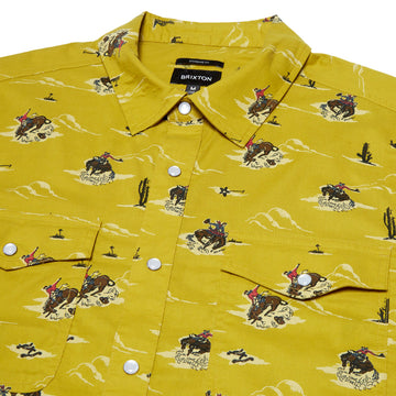 Brixton x Lone Star Shirt - Texas Gold