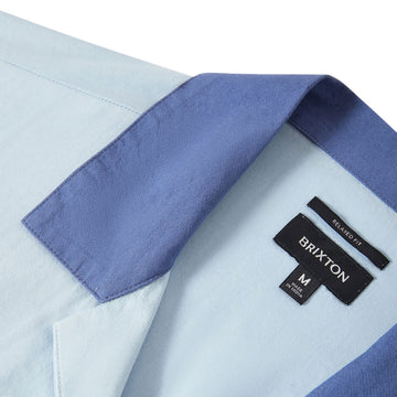 Brixton Lafayette Shirt - Blue Aura