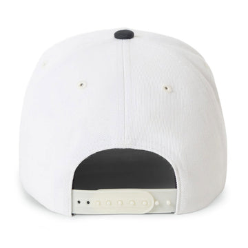 Brixton Crest C Mp Snapback Hat - Black/Off White