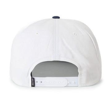 Brixton Morado Mp Snapback Hat - Midnight Blue/White