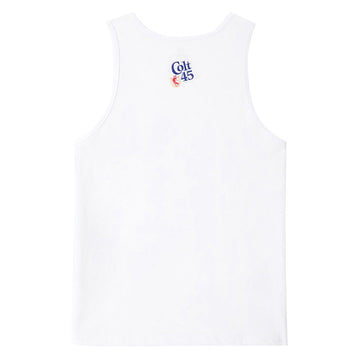 Brixton x Colt 45 Oz Tank Top - White