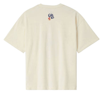 Brixton x Colt 45 Forty Oz Oversized T-Shirt - Natural