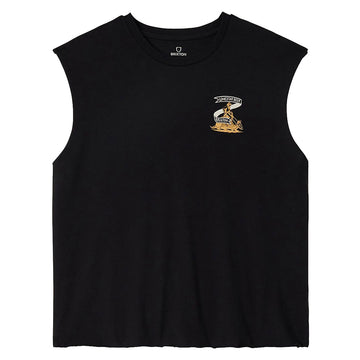 Brixton x Lone Star Armadillo Muscle Tank Top - Black