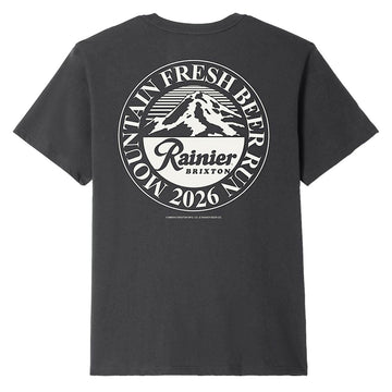Brixton x Rainier Beer Run T-Shirt - Black