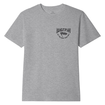 Brixton Garnet T-Shirt - Heather Grey