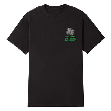 Brixton Machine T-Shirt - Black Worn Wash