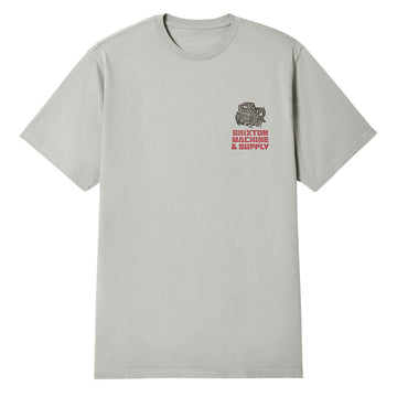Brixton Machine T-Shirt - Pebble Stone Worn Wash