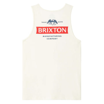 Brixton Pinnacle Tank Top - Off White
