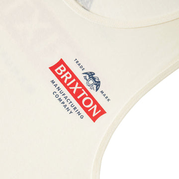 Brixton Pinnacle Tank Top - Off White