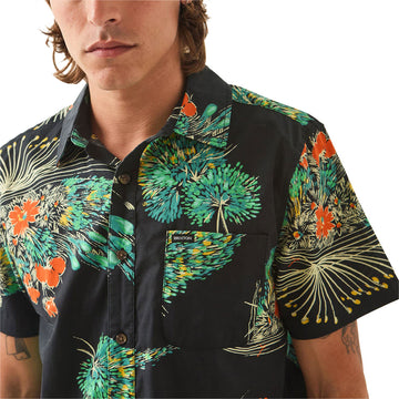 Brixton Charter Print Shirt - Black/Floral