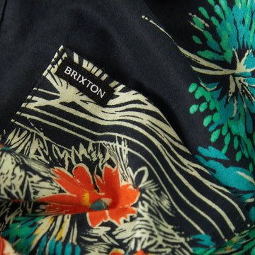 Brixton Charter Print Shirt - Black/Floral