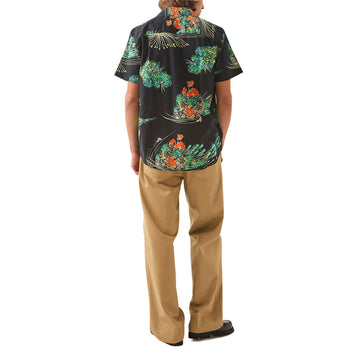 Brixton Charter Print Shirt - Black/Floral