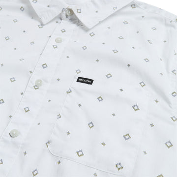 Brixton Charter Print Shirt - White/Geo