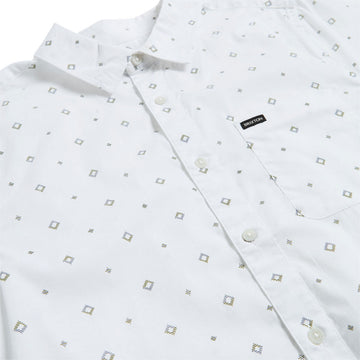 Brixton Charter Print Shirt - White/Geo