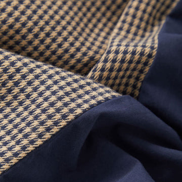 Brixton Cru Woven Shirt - Classic Navy Color Blocked