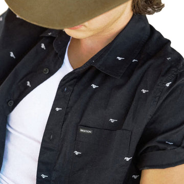 Brixton x Ford Mustang Shirt - Mustang/Burnt Rubber