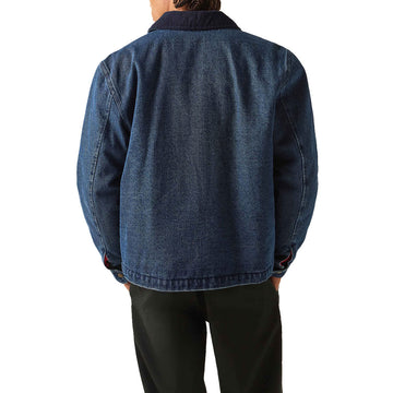 Brixton Mechanic Garage Zip Lined Jacket - Rinse Denim