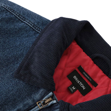 Brixton Mechanic Garage Zip Lined Jacket - Rinse Denim
