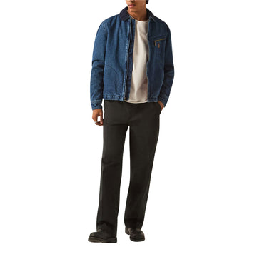 Brixton Mechanic Garage Zip Lined Jacket - Rinse Denim