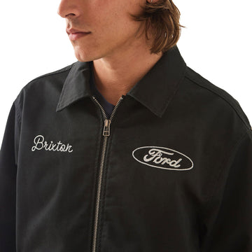 Brixton x Ford Built Tough Harrington Jacket - Burnt Rubber