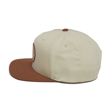 Brixton Oath III Snapback Hat - Khaki/Caramel