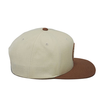 Brixton Oath III Snapback Hat - Khaki/Caramel