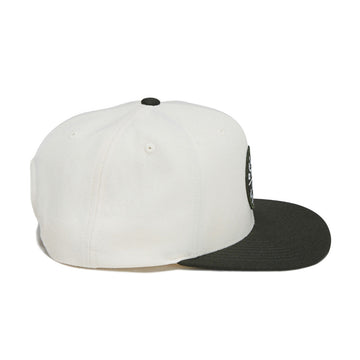 Brixton Oath III Snapback Hat - Wax Paper/Dark Olive