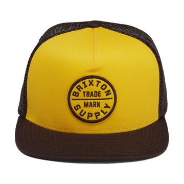 Brixton Oath Mp Trucker Hat - Golden Hour/Coco