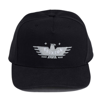 Brixton Ewing Snapback Hat - Black