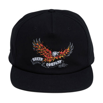 Brixton Blazing Snapback Hat - Black