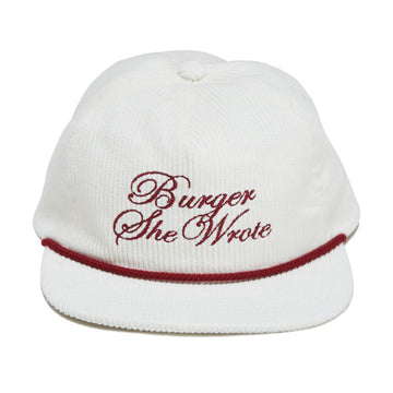 Brixton Burger She Wrote Snapback Hat - Natural