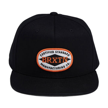 Brixton Meyers Snapback Hat - Black