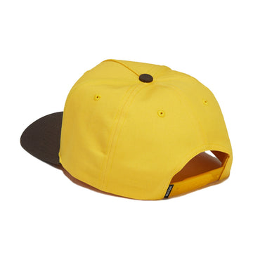 Brixton Homerun Snapback Hat - Golden Hour/Walnut Brown