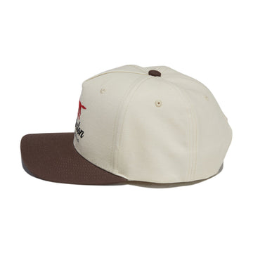 Brixton Leisure Snapback Hat - Khaki/Coco