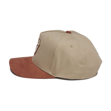 Brixton Fraser Snapback Hat - Olive Stone