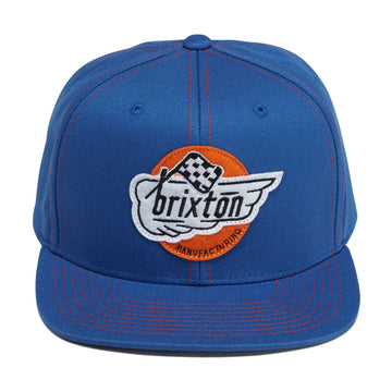 Brixton Heyward Snapback Hat - Electric Indigo