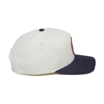 Brixton First Rodeo Snapback Hat - Whitecap/Navy